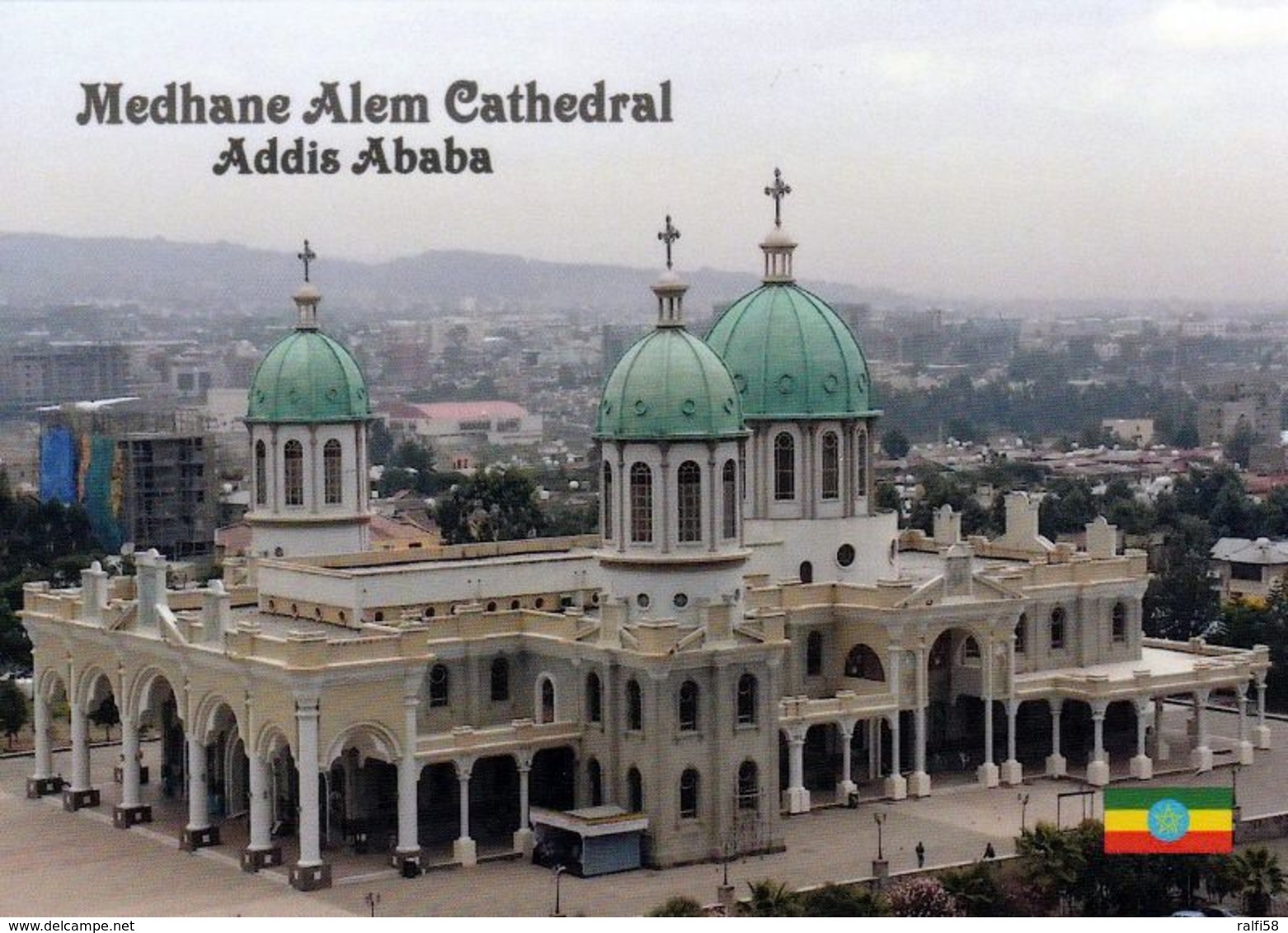 1 AK Äthiopien * Kirche Medhane Alem In Addis Ababa - Die Zweitgrößte Kathedrale In Ganz Afrika * - Etiopía