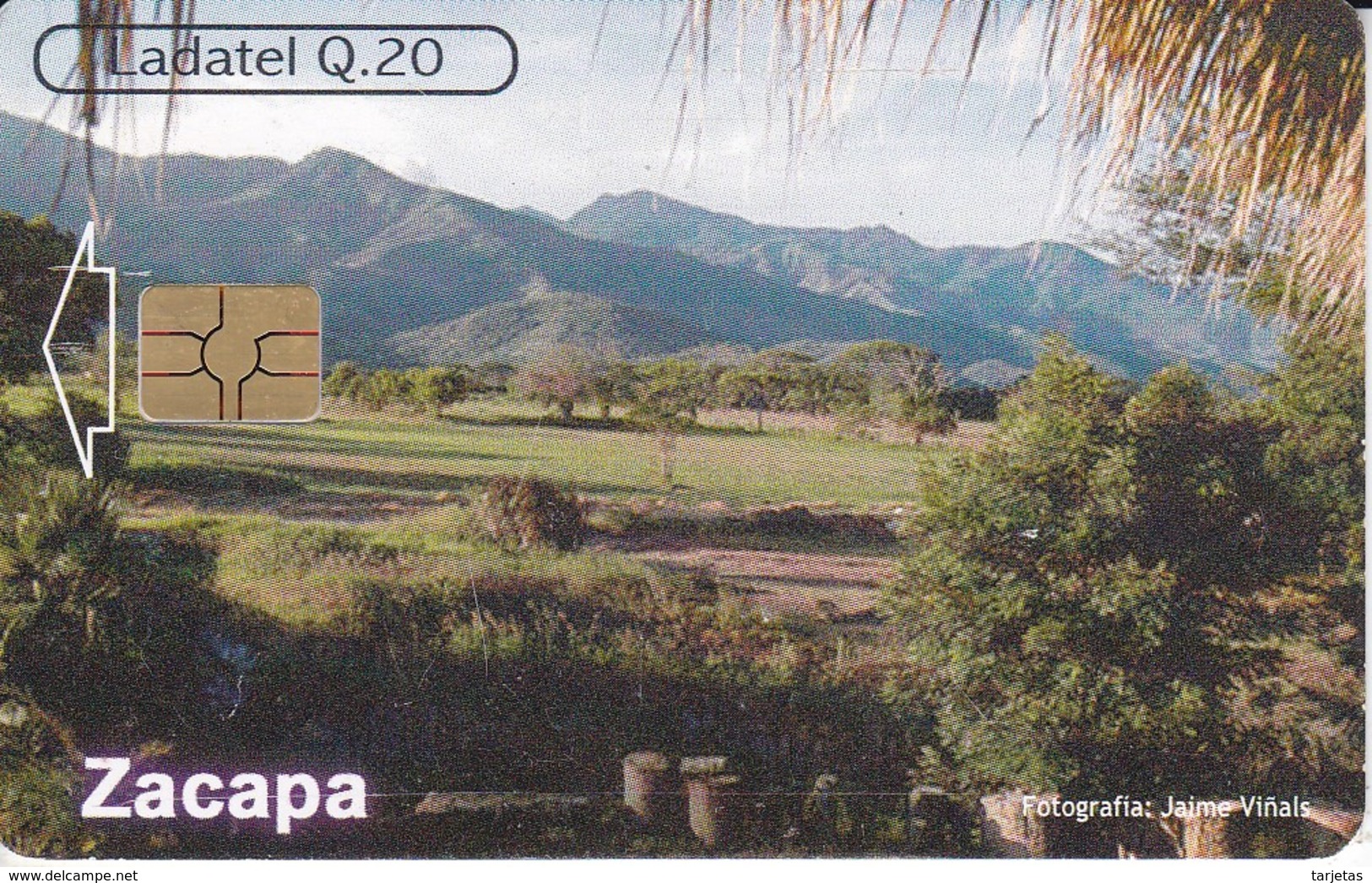 TARJETA DE GUATEMALA DE ZACAPA SIERRA DE LAS MINAS  (LADATEL-TELGUA) - Guatemala