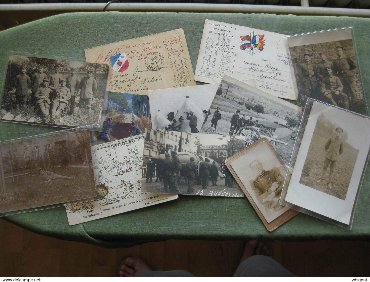 MILITARIA - Lot De Correspondance Militaire, Cpa & Cartes Photo - 5 - 99 Cartes