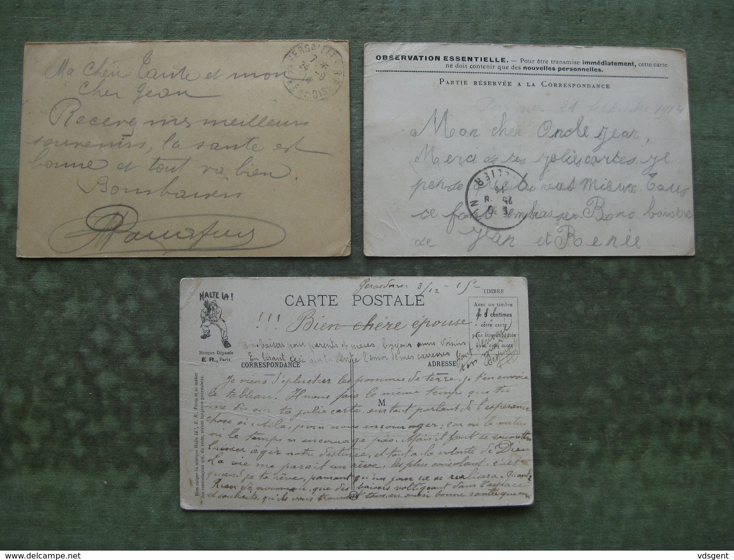 MILITARIA - Lot De Correspondance Militaire, Cpa & Cartes Photo - 5 - 99 Cartes