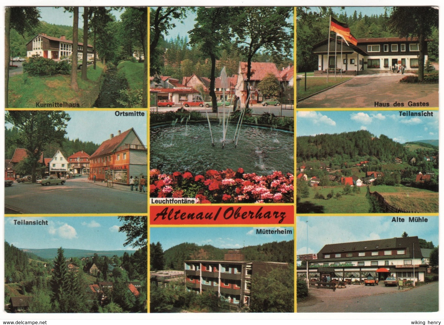 Altenau - Mehrbildkarte 8 - Altenau
