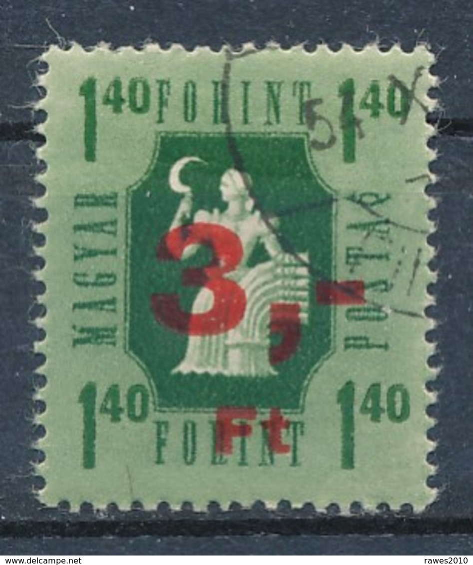 Ungarn 1953 Paketmarke Mi. 3 Gest. Landwirtschaft Bäuerin - Pacchi Postali