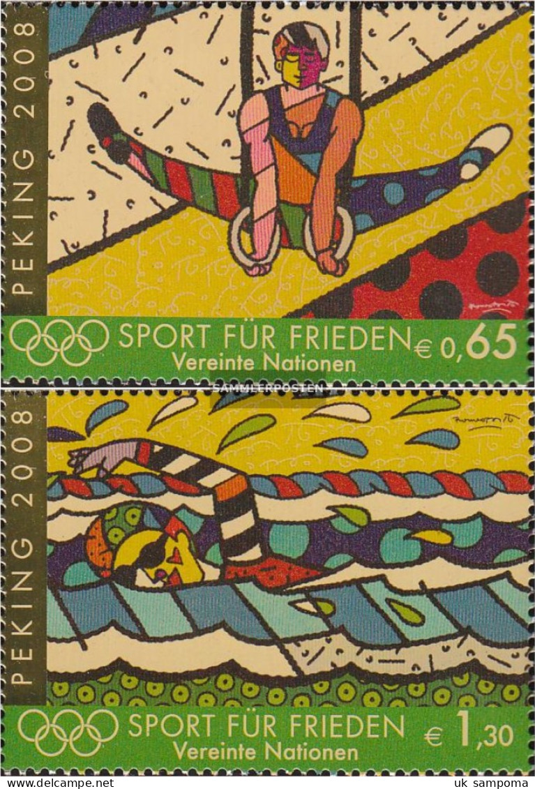 UN - Vienna 545-546 (complete Issue) Unmounted Mint / Never Hinged 2008 Olympics Summer - Unused Stamps