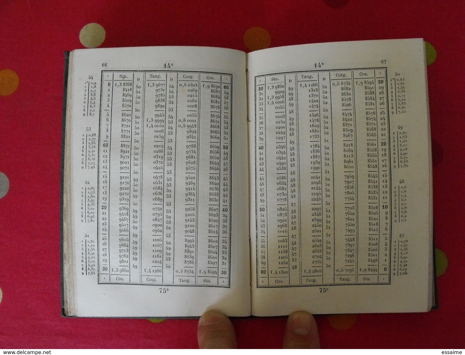 6 livres mathématiques logarithmes trigonométrie mathématique exercices corrigés géométrie scolaire