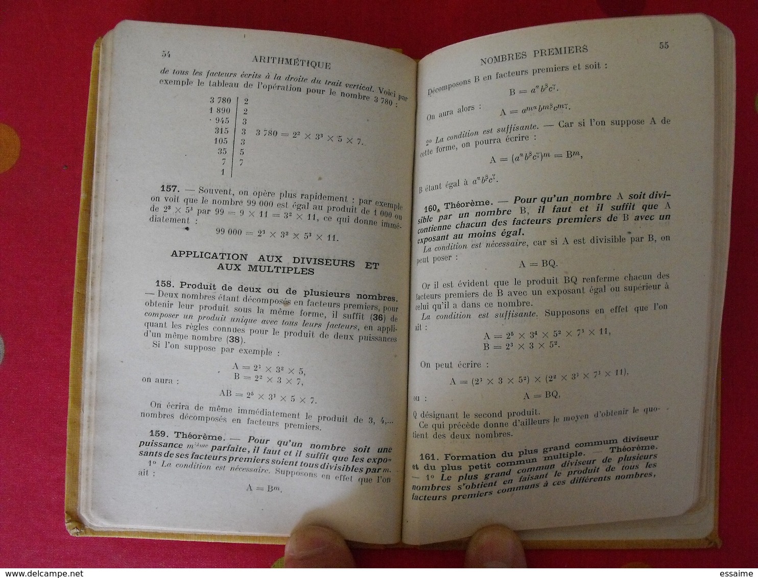 7 livres mathématiques arithmétique algèbre mathématique exercices corrigés géométrie cosmographie scolaire