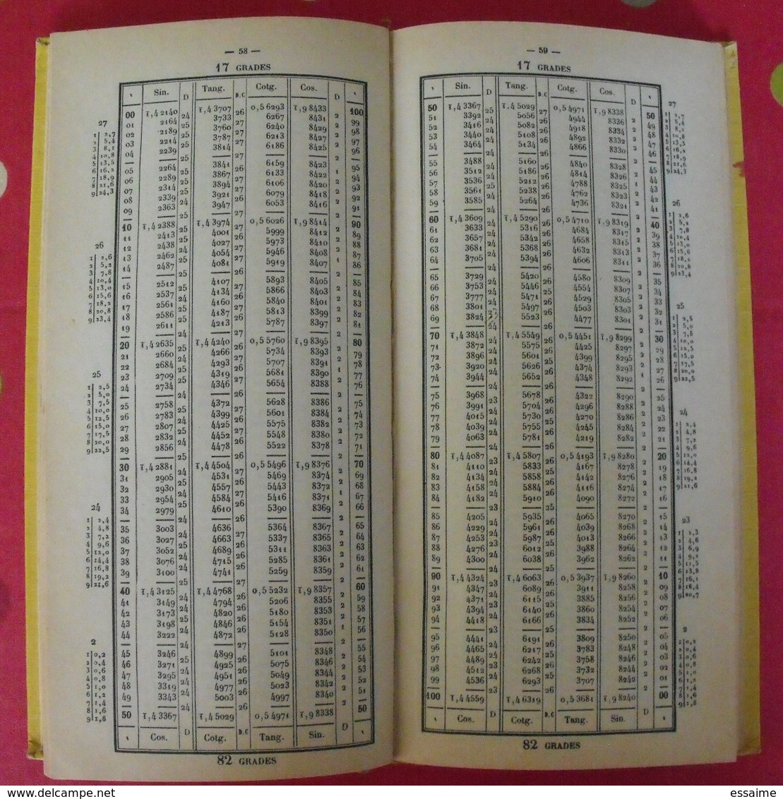 17 Livres Mathématiques Arithmétique Algèbre Trigonométrie Exercices Corrigés Géométrie Annales Vuibert Scolaire - Paquete De Libros