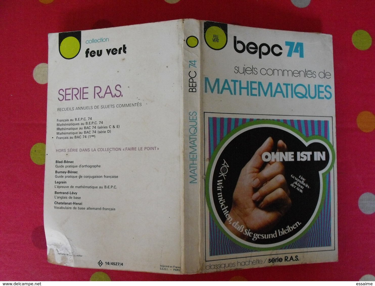 17 livres mathématiques arithmétique algèbre trigonométrie exercices corrigés géométrie annales vuibert scolaire