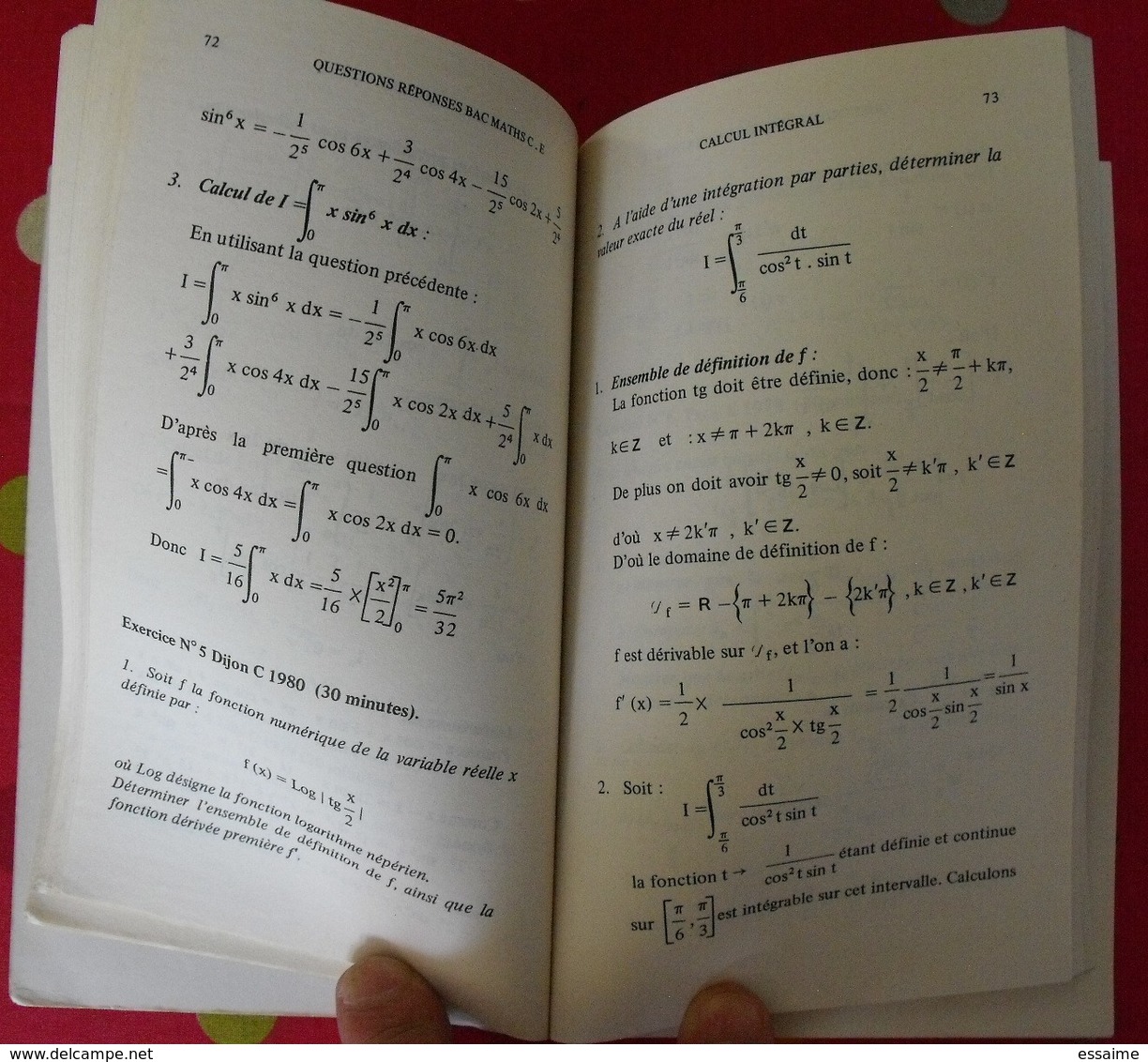 17 livres mathématiques arithmétique algèbre trigonométrie exercices corrigés géométrie annales vuibert scolaire