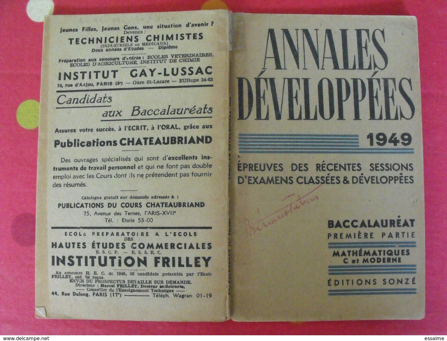 17 livres mathématiques arithmétique algèbre trigonométrie exercices corrigés géométrie annales vuibert scolaire