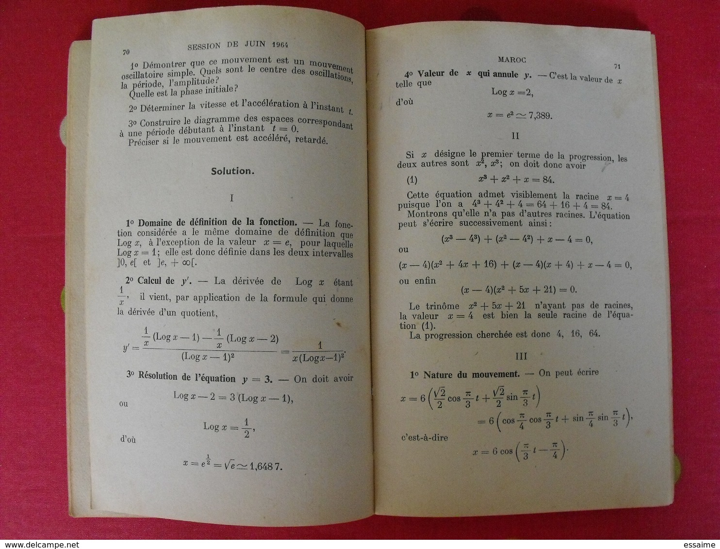 17 livres mathématiques arithmétique algèbre trigonométrie exercices corrigés géométrie annales vuibert scolaire