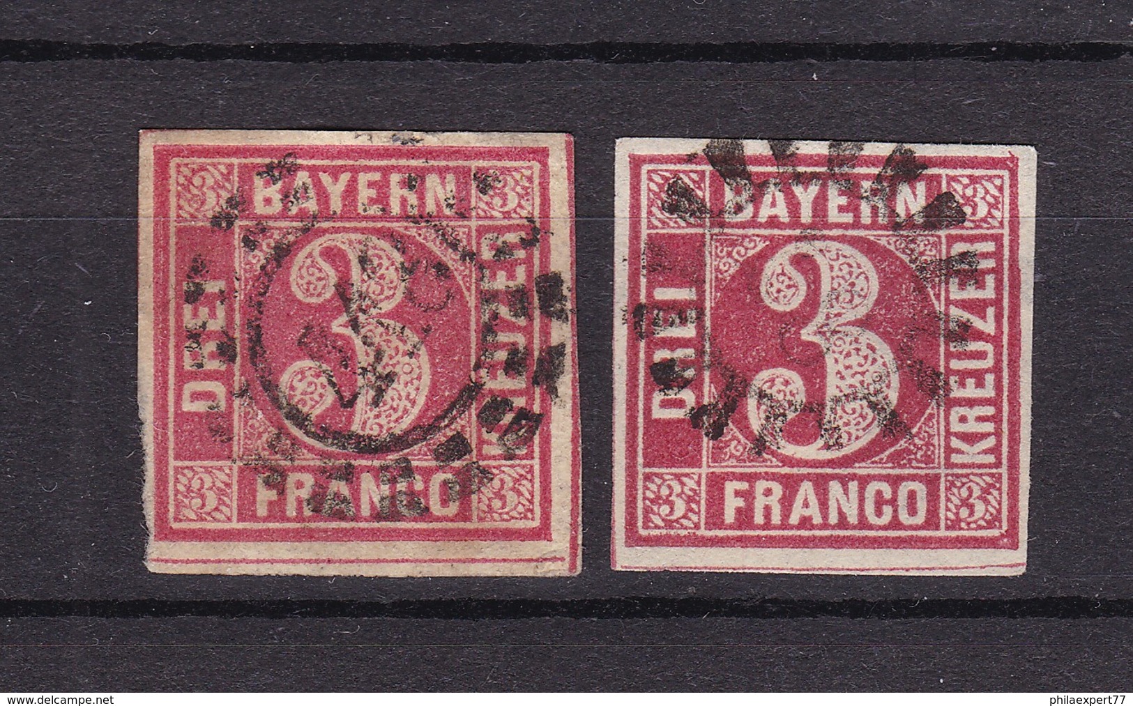 Bayern - 1862 - Michel Nr. 9 GMS/oMS - Autres & Non Classés