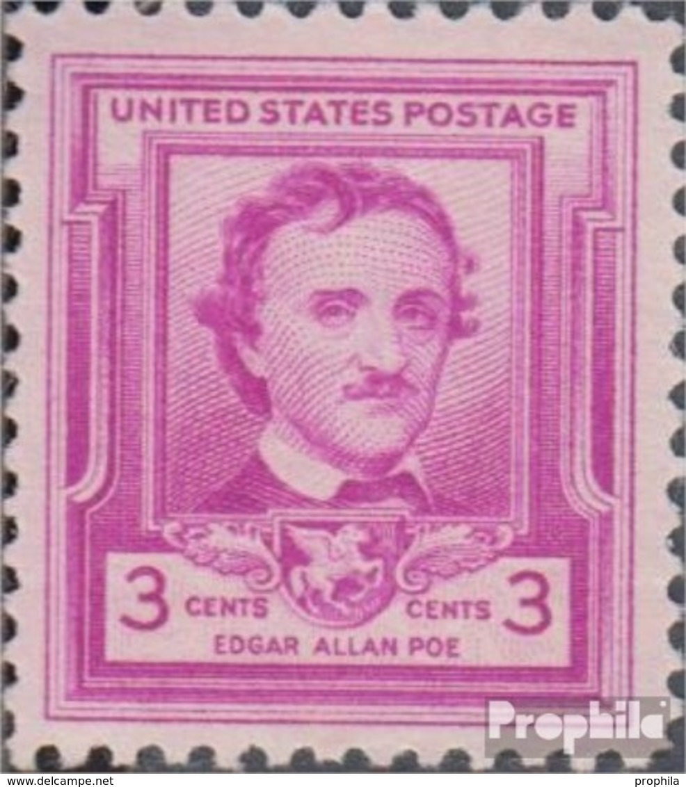 USA 600 (kompl.Ausg.) Postfrisch 1949 Edgar Allen Poe - Unused Stamps