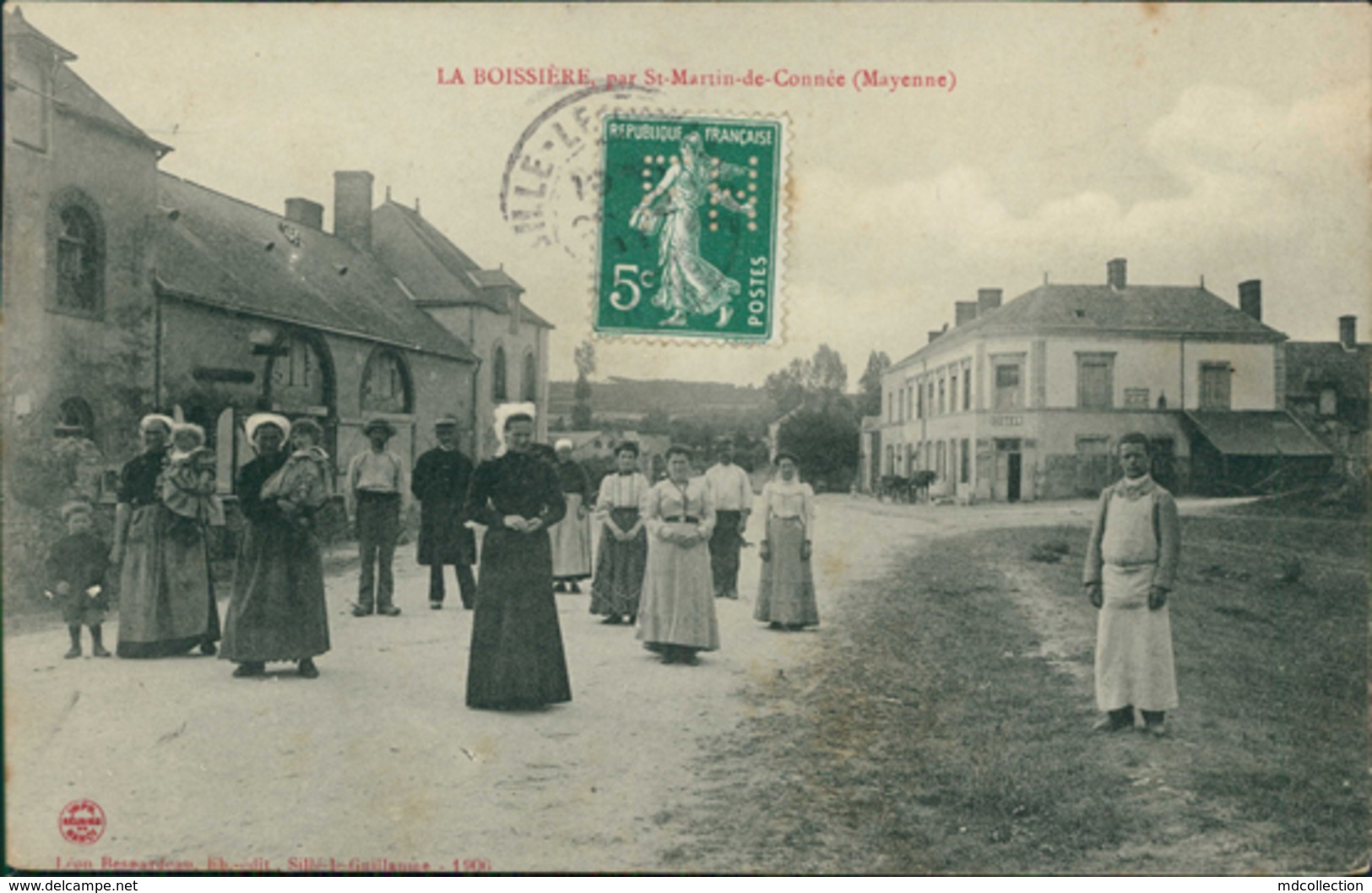 53 LA BOISSIERE / Intérieure Du Village / Très Belle Carte Animée - Sonstige & Ohne Zuordnung