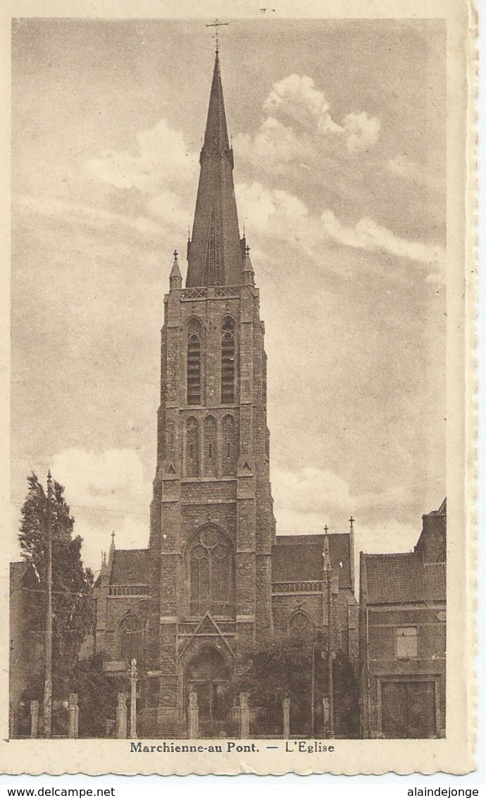 Marchienne-au-Pont - L'Eglise - Edition Nicolay - 1935 - Andere & Zonder Classificatie
