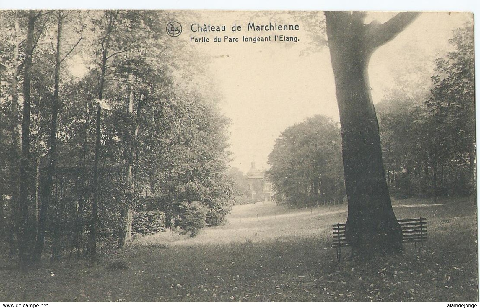 Marchienne-au-Pont - Château De Marchienne - Partie Du Parc Longeant L'Etang - Edition Delattre-Planq - 1918 - Autres & Non Classés