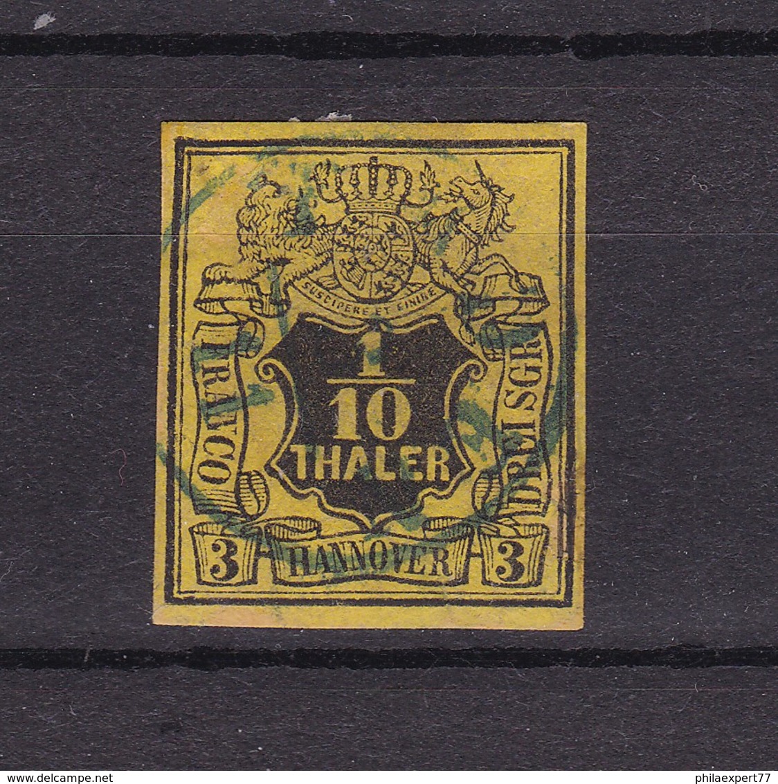 Hannover - 1851/55 - Michel Nr. 5 - 75 Euro - Hanovre