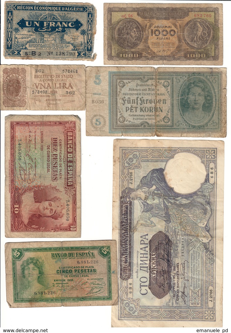 Lot 13 Old Europe & Colonies Banknote - Other - Europe