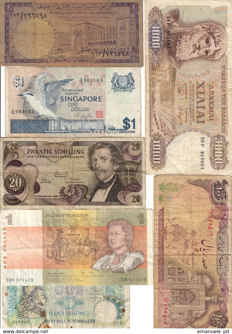 Lot 16 World Banknotes 1960-1980 - Altri & Non Classificati