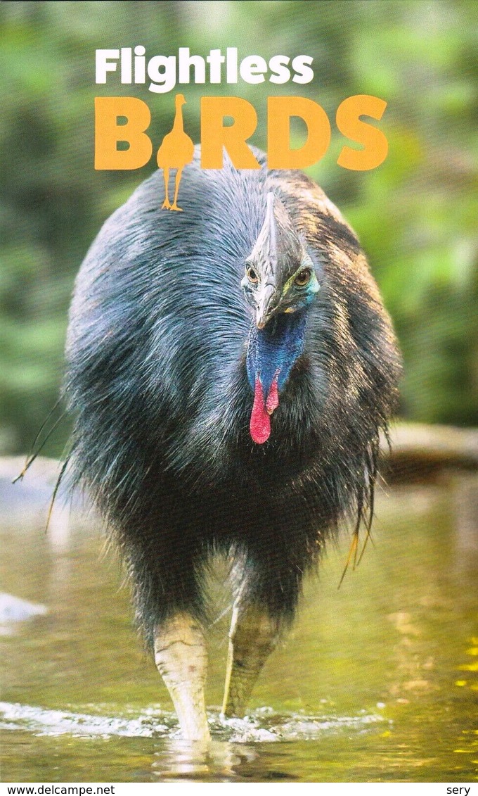 Australia 2019 Stamp Pack 3 V MNH  Flightless Birds Bird Penguin Ostrich Emu Southern Cassowary - Avestruces