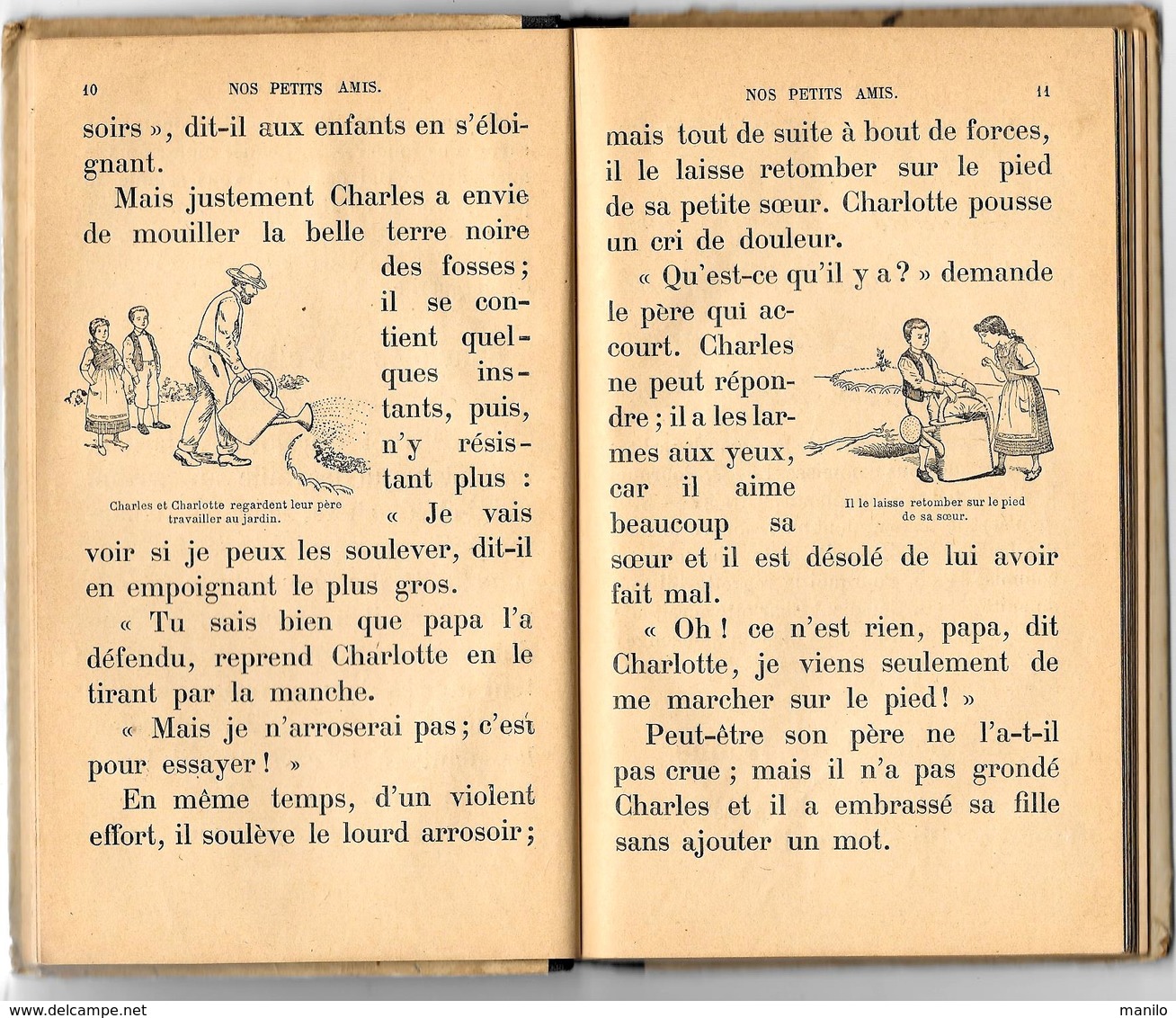 MES PREMIERES LECTURES - " NOS PETITS AMIS" 1910 - A.PIERRE -A.MINET-A.MARTIN Librairie   FERNAND NATHAN 132pages - 6-12 Ans