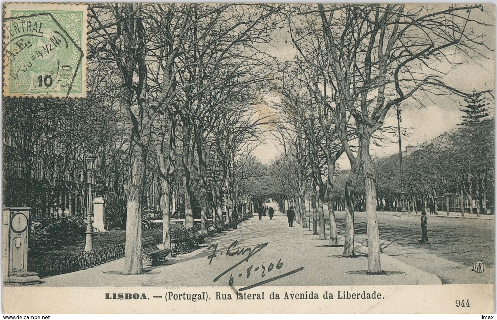 Lissabon Lisboa 1906 - Avenida Liberdade          [ALT  062] - Otros & Sin Clasificación