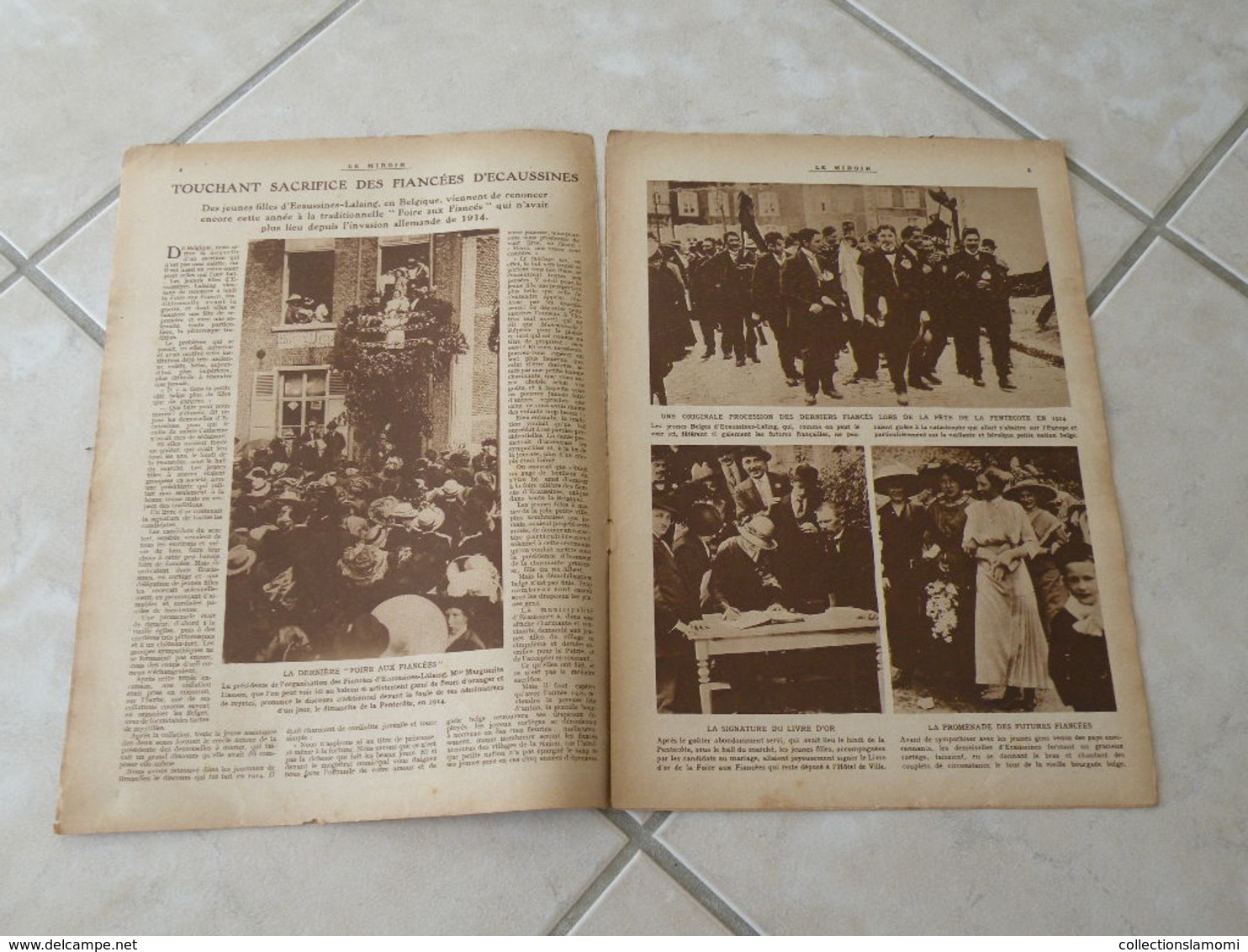Le Miroir-la Guerre 1914-1918 -Journal N°293 - 6.7.1919 (Titres Sur Photos) Les Infos Sur La Vie Des Soldats Et Civiles - War 1914-18