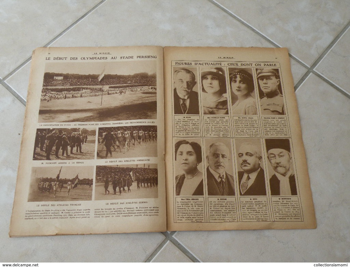 Le Miroir-la Guerre 1914-1918 -Journal n°293 - 6.7.1919 (Titres sur photos) Les infos sur la vie des soldats et civiles