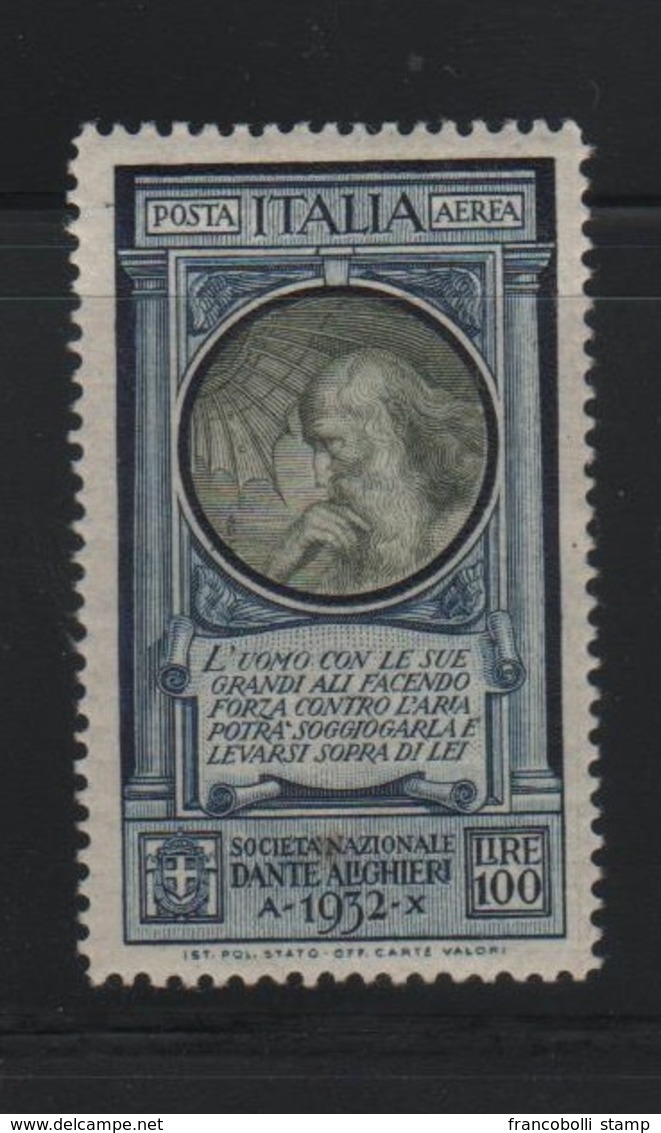 1932 Dante Serie 100 L. Leonardo Da Vinci MNH - Nuovi