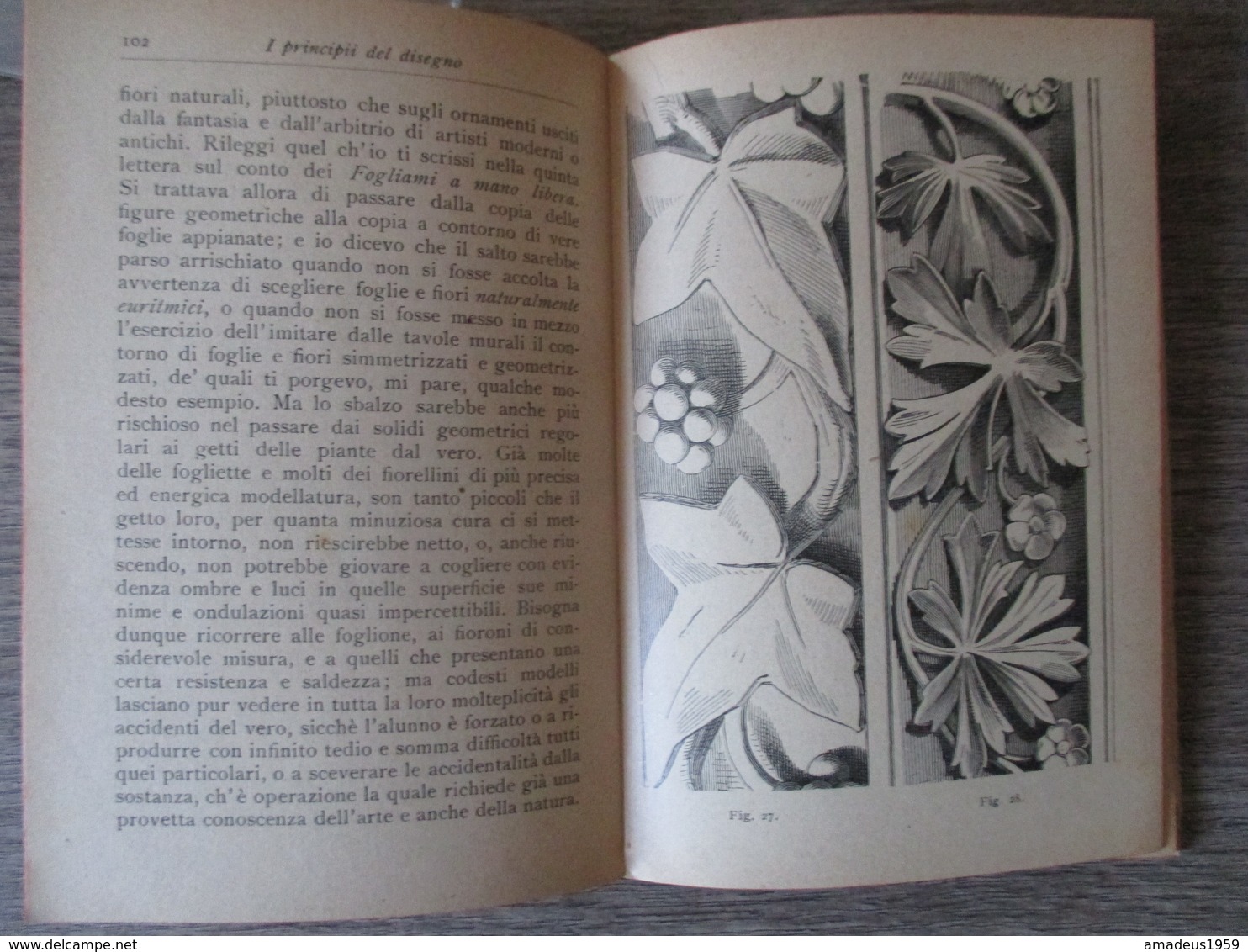 Manuale Hoepli 1925 I Principi Del Disegno - Arts, Architecture