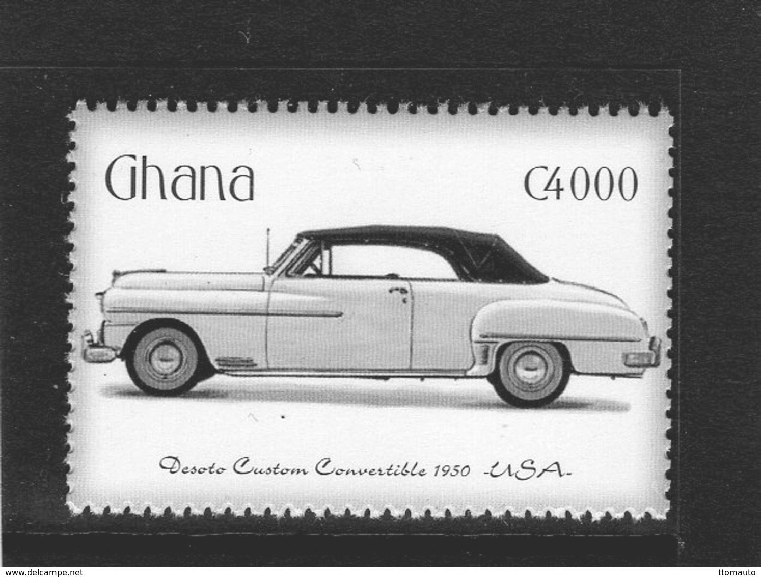 DeSoto Custom Convertible   (1950)  -  Ghana  1v Neuf/Mint - Cars