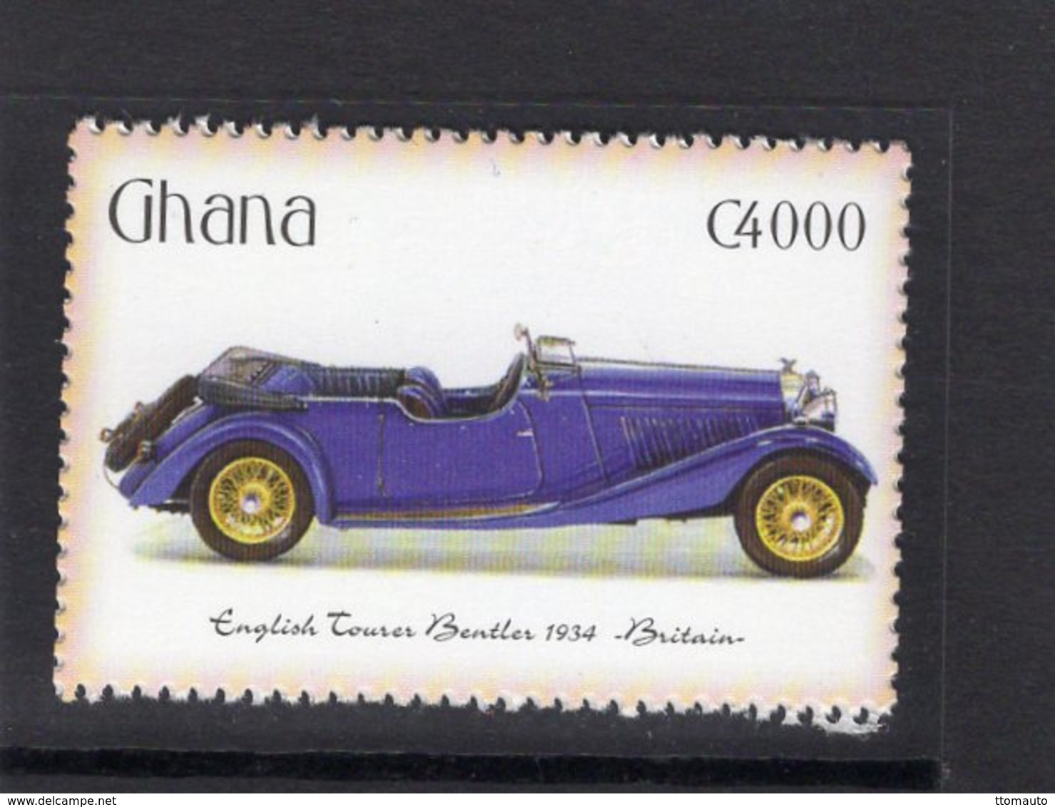 Bentley Tourer   (1934)  -  Ghana  1v Neuf/Mint - Cars