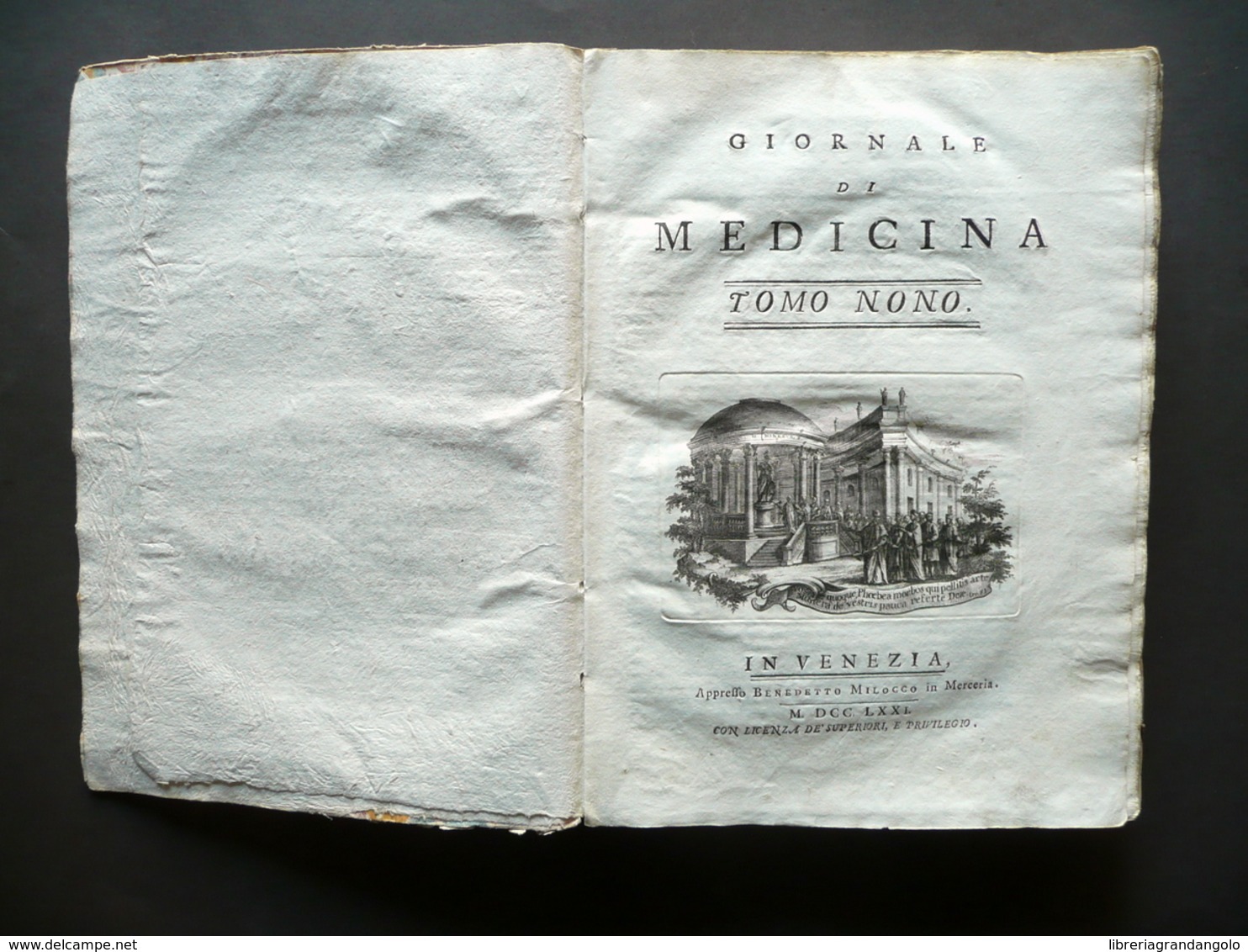 Giornale Di Medicina Tomo Nono 52 Numeri Annata Completa 1770-71 Milocco Venezia - Non Classificati