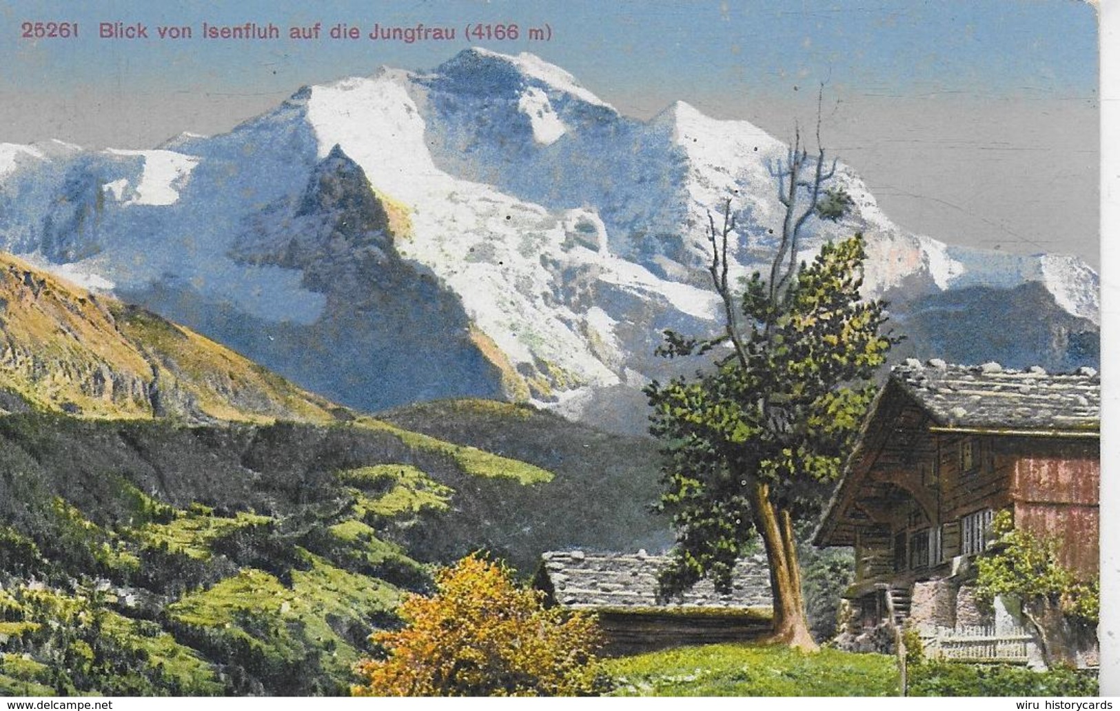 AK 0275  Blick Von Der Isenfluh Auf Die Jungfrau - Verlag Wehrli Um 1910-20 - Sonstige & Ohne Zuordnung