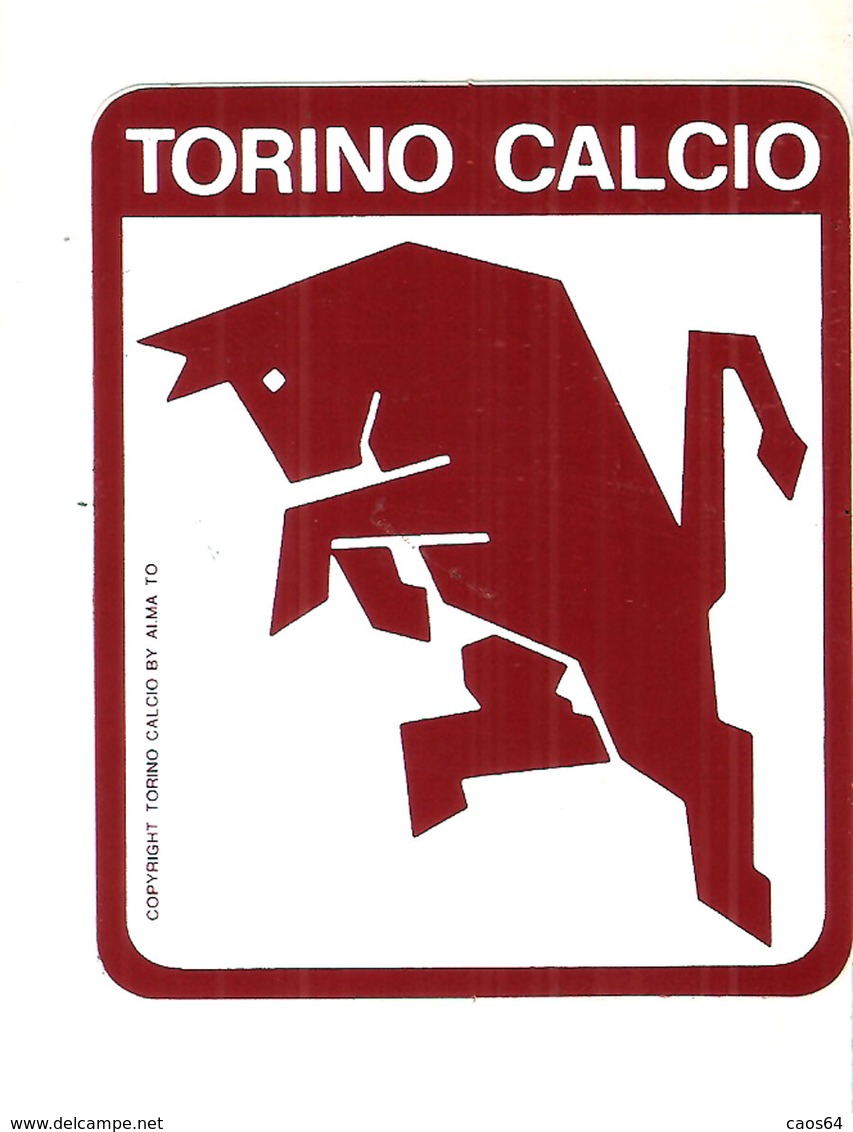 TORINO CALCIO ANNI '80  7,5 X 9 CM. - Adesivi