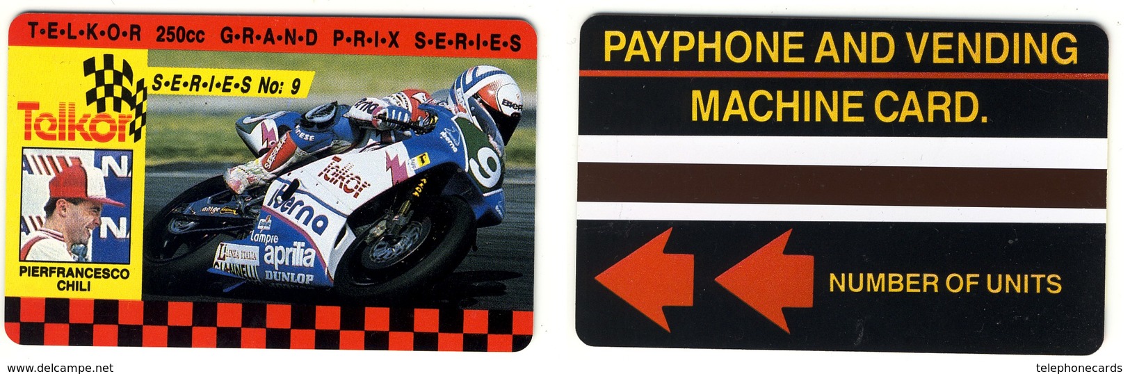 SOUTH AFRICA___Telkor TEST Magnetic Moto GP___SAF-TE-18 MINT___RARE - Afrique Du Sud