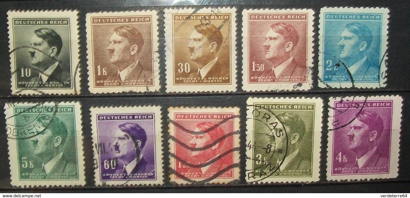 N°115A TIMBRES DEUTSCHES REICH BOHMEN UND MAHREN OBLITERES - Oblitérés