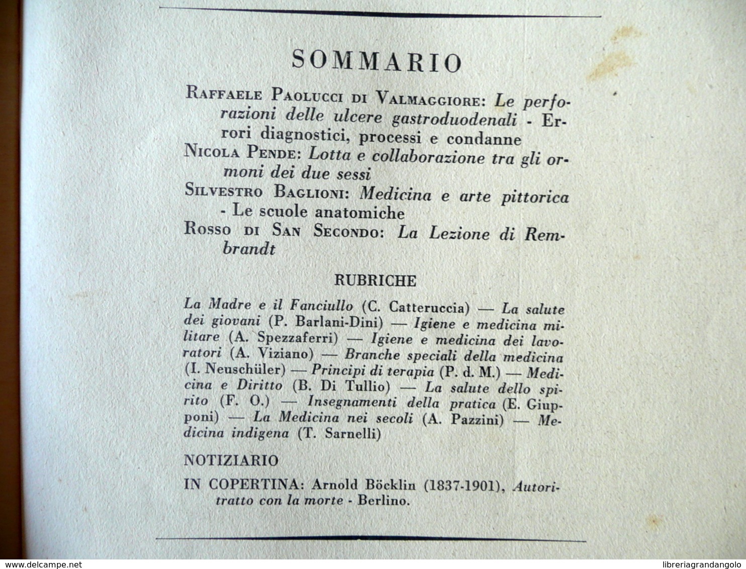 Homo Rivista De Blasi Paolucci Pende Anno I Numeri 1-2 1941 Medicina Igiene - Unclassified