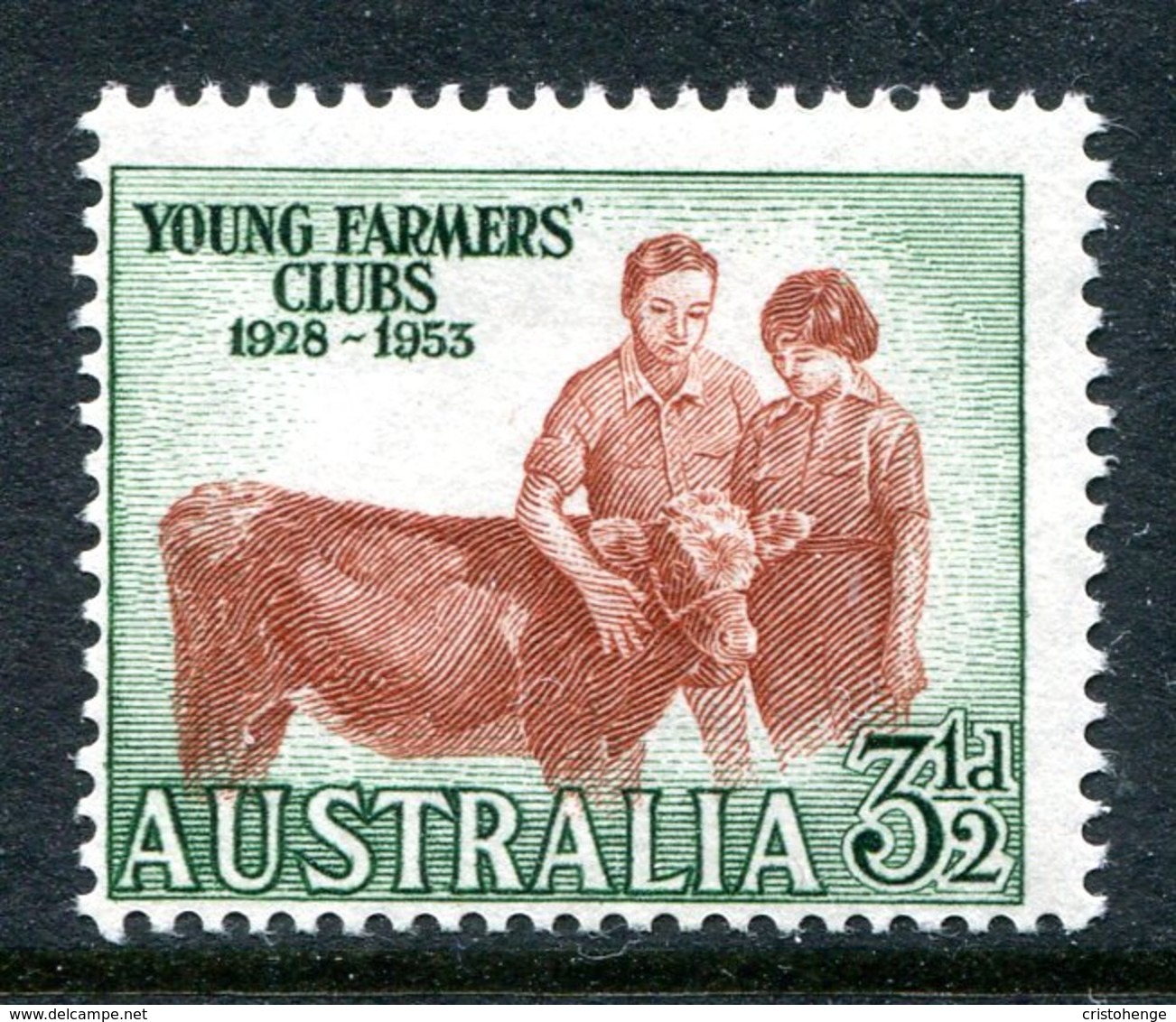 Australia 1953 25th Anniversary Of Young Farmer's Clubs MNH (SG 267) - Nuovi