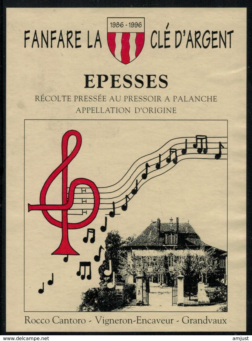 Etiquette De Vin // Epesses, Fanfare La Clé D'Argent - Música
