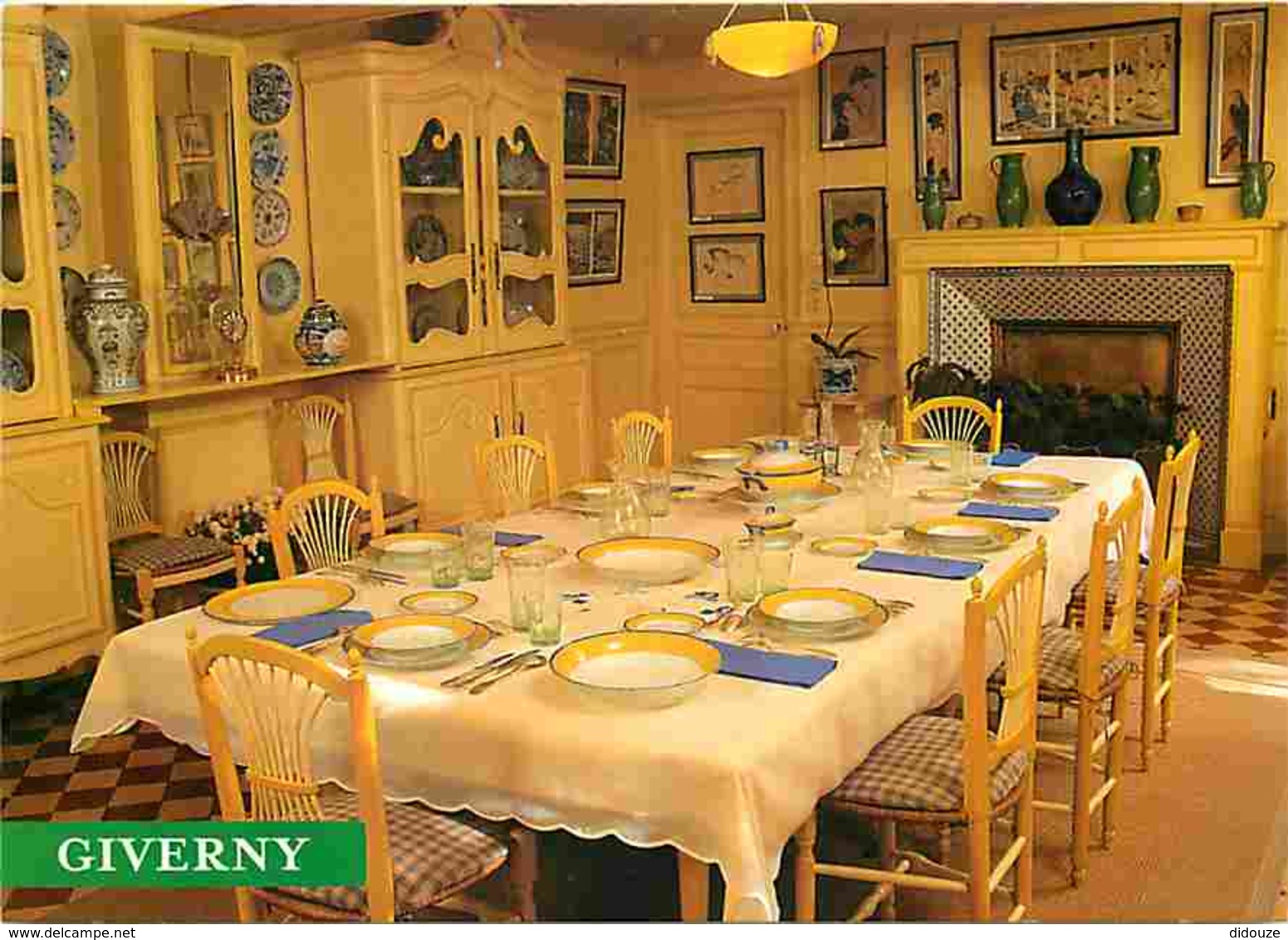 27 - Giverny - La Maison Et Le Jardin De Claude Monet - Intérieur De La Maison - La Salle à Manger - La Vaisselle De Lim - Autres & Non Classés