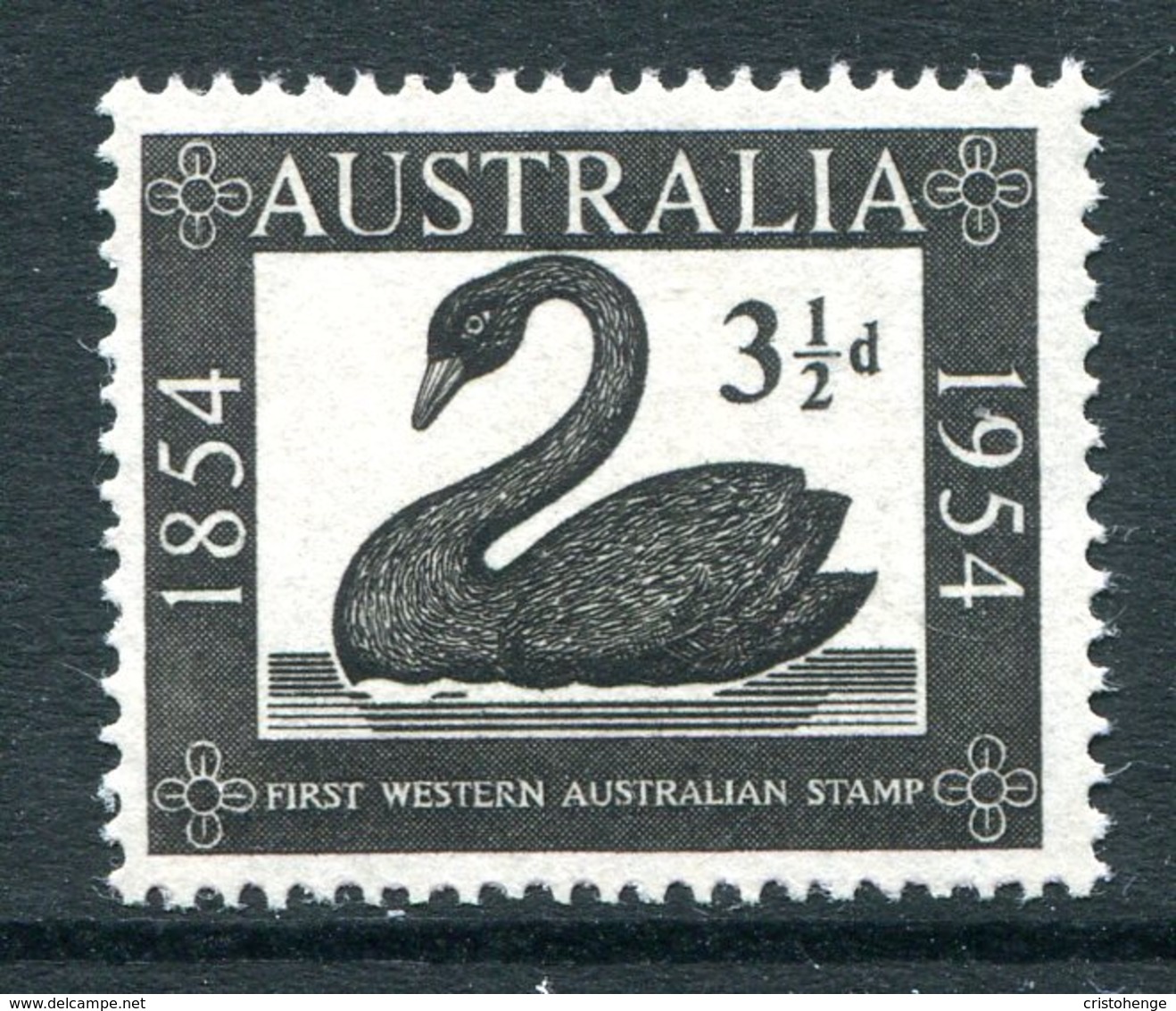 Australia 1954 Western Australia Postage Stamp Centenary MNH (SG 277) - Mint Stamps