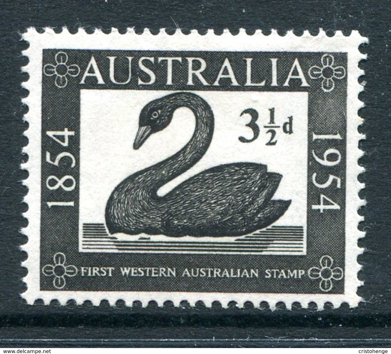 Australia 1954 Western Australia Postage Stamp Centenary HM (SG 277) - Mint Stamps