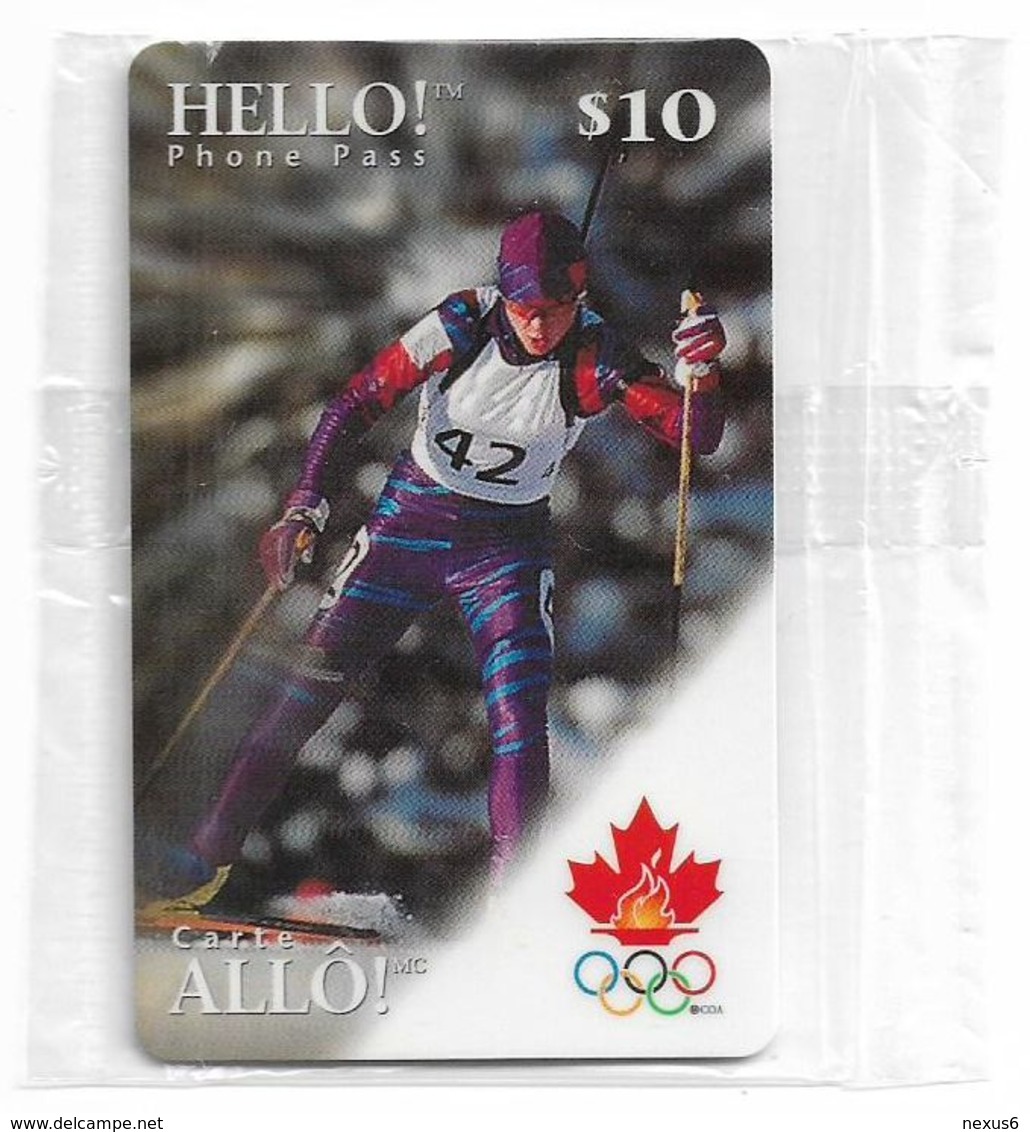 Canada - Hello! - Olympic Games, Winter Skiing, Remote Mem. 10$, 12.1997, NSB - Canada