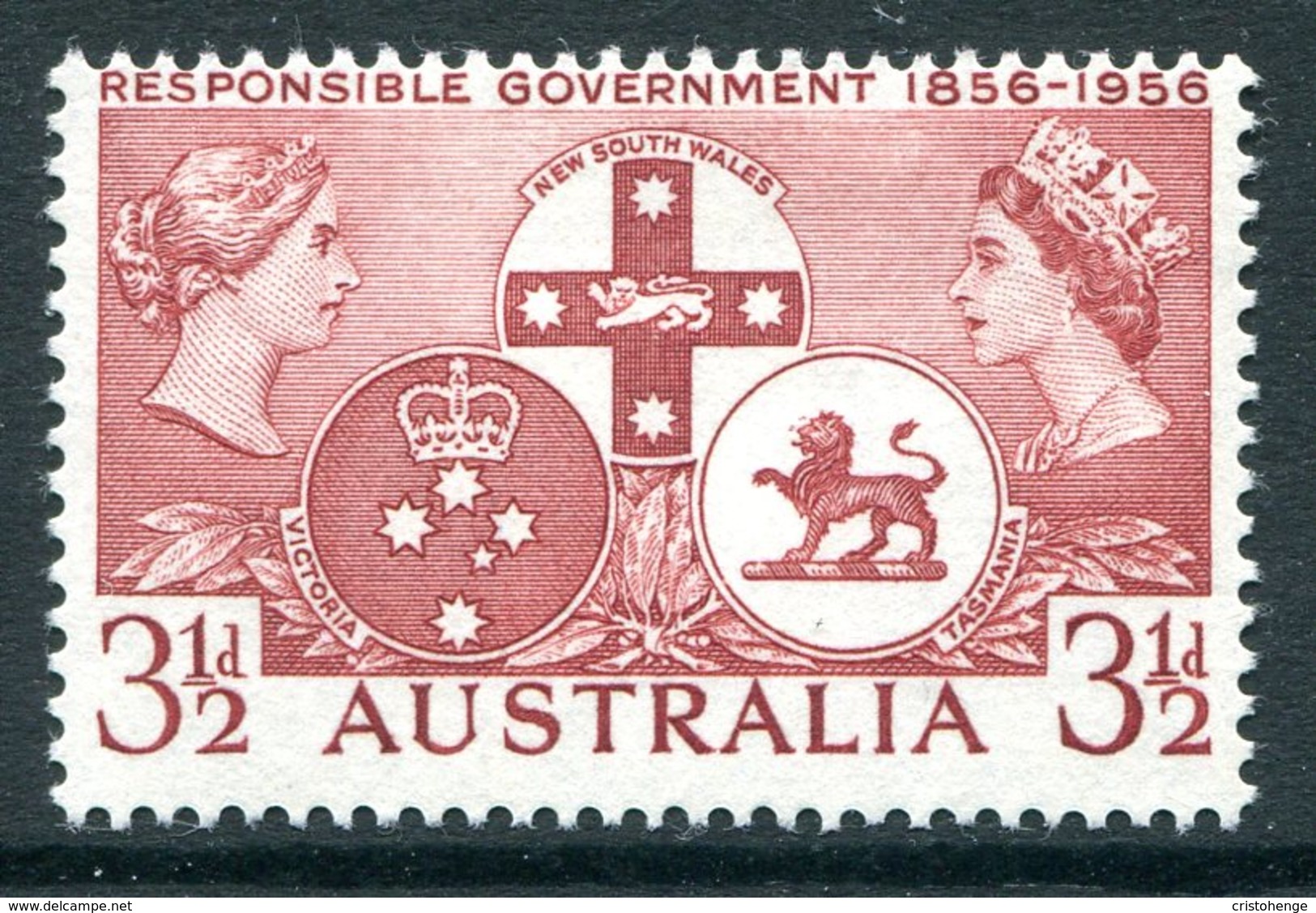 Australia 1956 Centenary Of Responsible Government HM (SG 289) - Mint Stamps