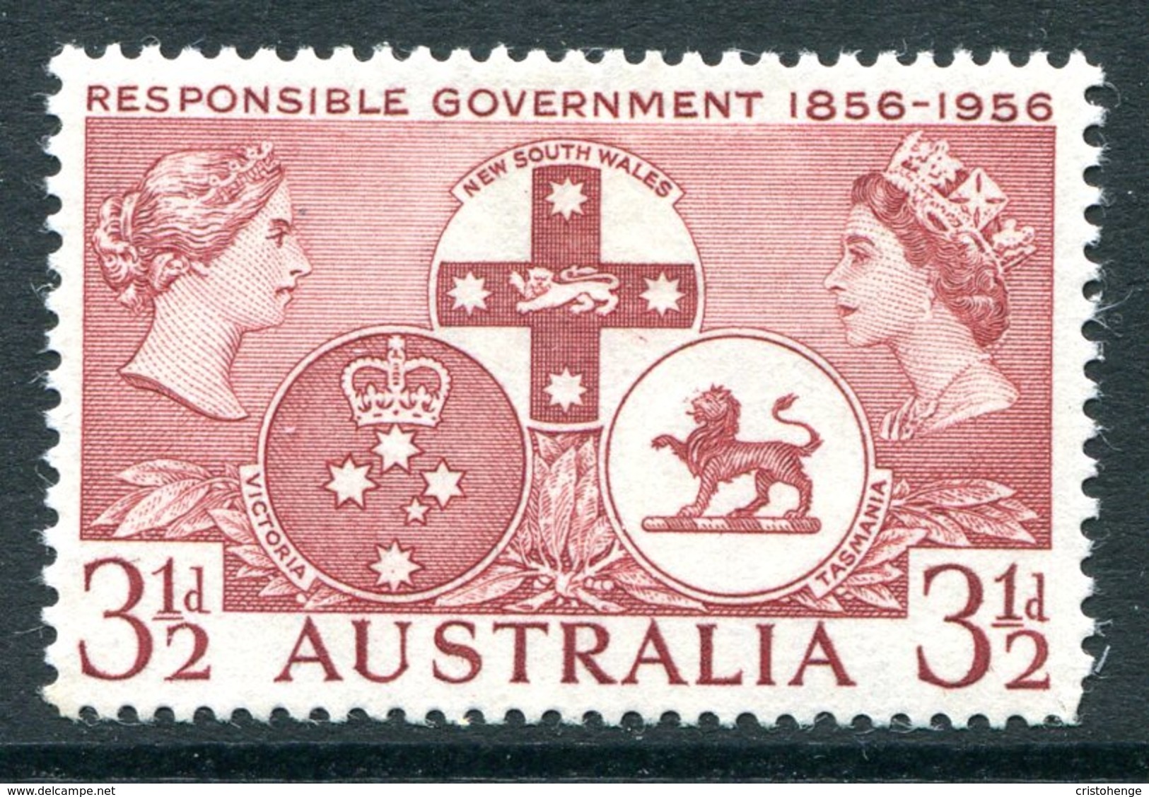 Australia 1956 Centenary Of Responsible Government HM (SG 289) - Mint Stamps