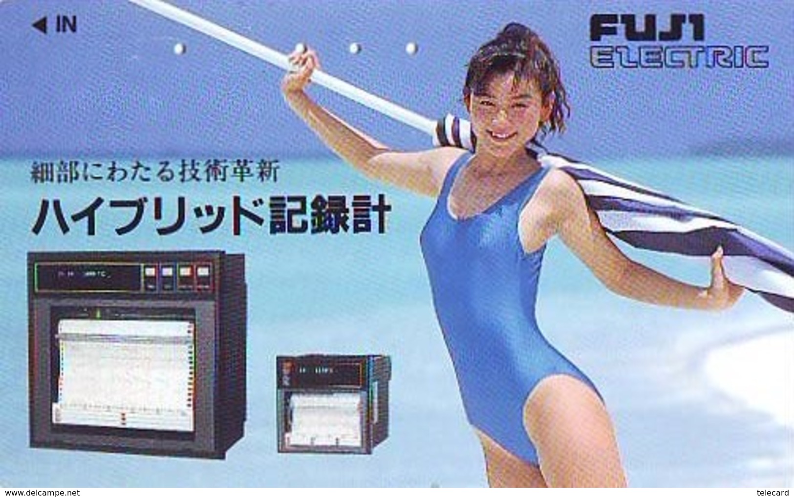 Télécarte Japon * EROTIQUE *   (6547) FUJI  *  EROTIC PHONECARD JAPAN * TK * BATHCLOTHES * FEMME SEXY LADY LINGERIE - Mode