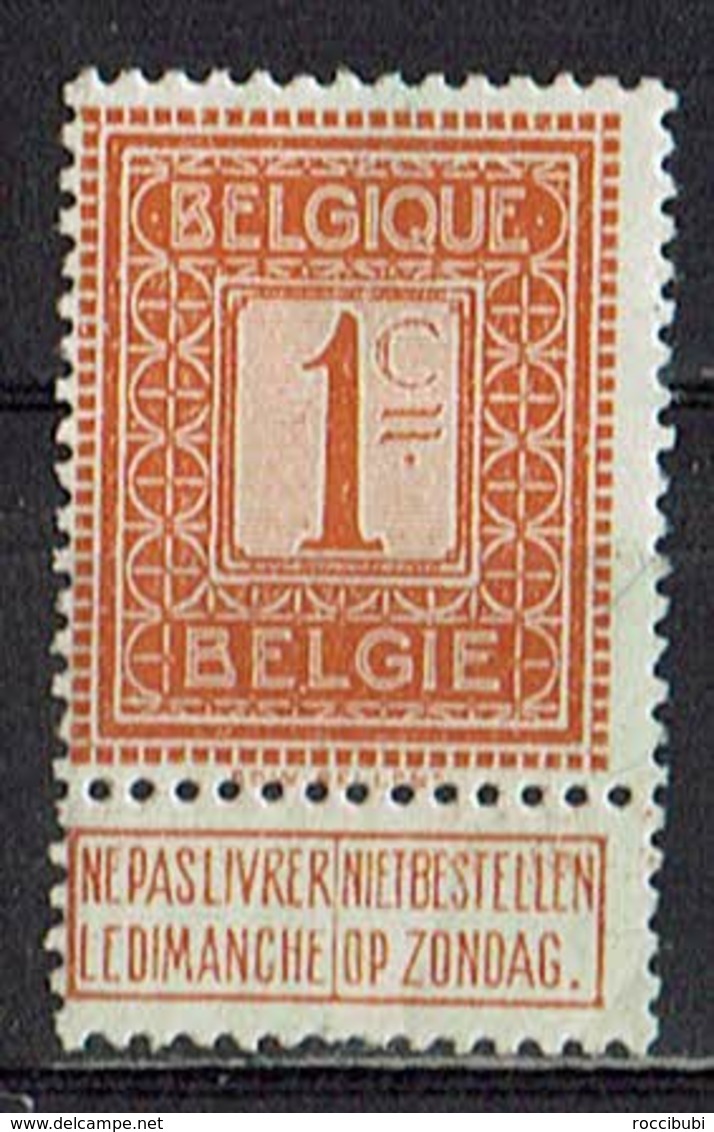 Belgien 1912 // Mi. 89 * - 1912 Pellens