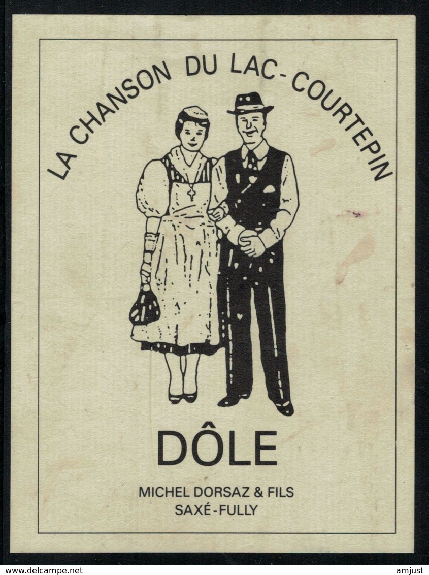 Etiquette De Vin // Dôle, La Chanson Du Lac-Courtepin - Musica