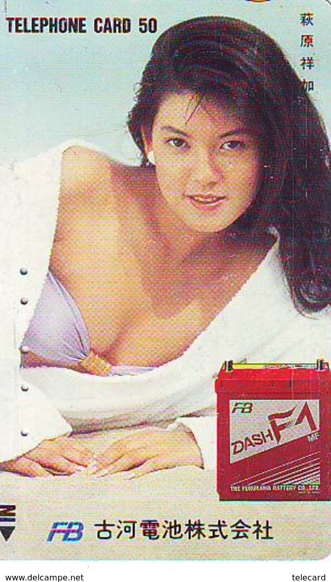 Télécarte Japon * EROTIQUE (6589)  *  EROTIC PHONECARD JAPAN * TK * BATHCLOTHES * FEMME SEXY LADY LINGERIE - Fashion