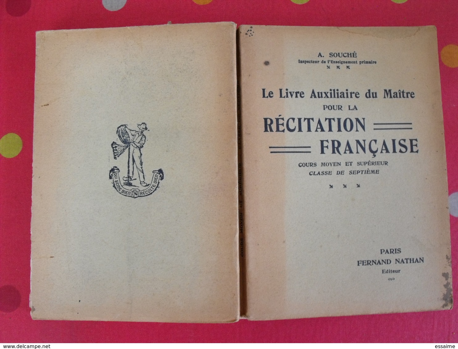 5 livres vocabulaire des écoles, conjuguer, récitation grammaire compositions écrites littérature histoire livre maître